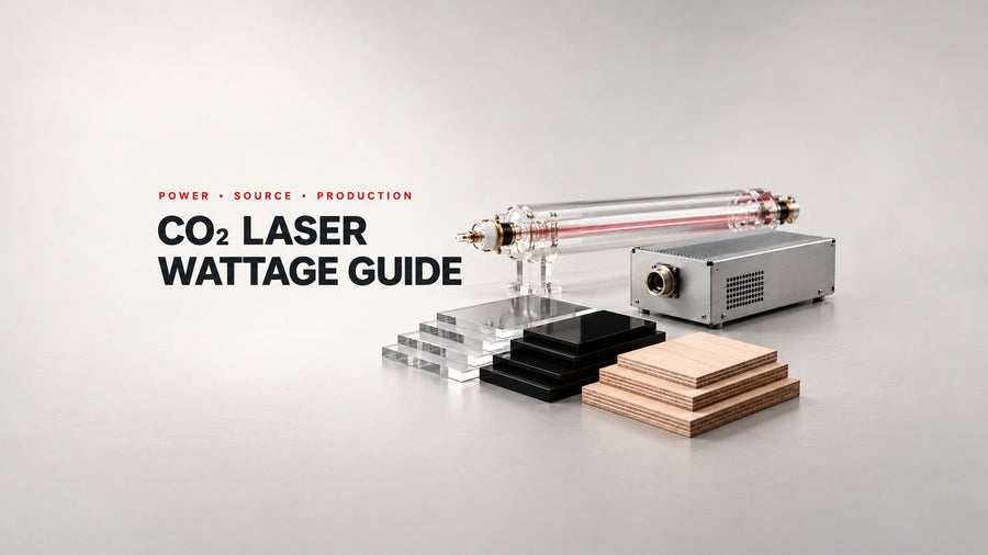 What Wattage CO₂ Laser Do I Need? 45W to 260W Guide