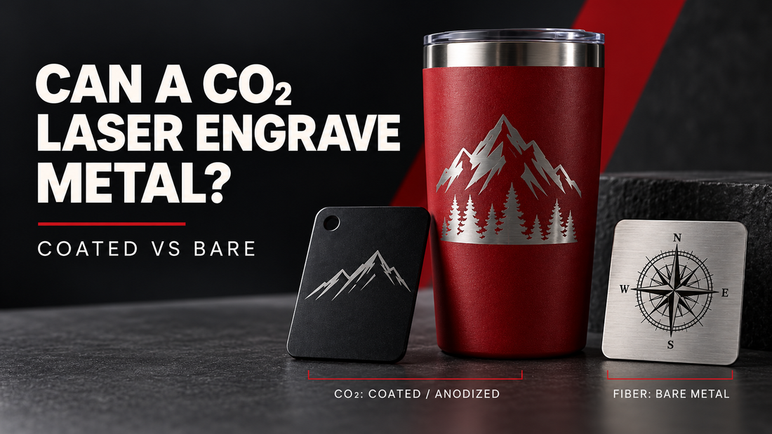 Can a CO₂ Laser Engrave Metal? What Works, What Doesn’t, and When You Need Fibe