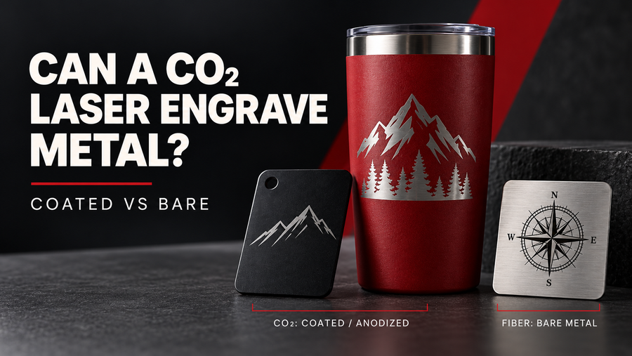 Can a CO₂ Laser Engrave Metal? What Works, What Doesn’t, and When You Need Fibe