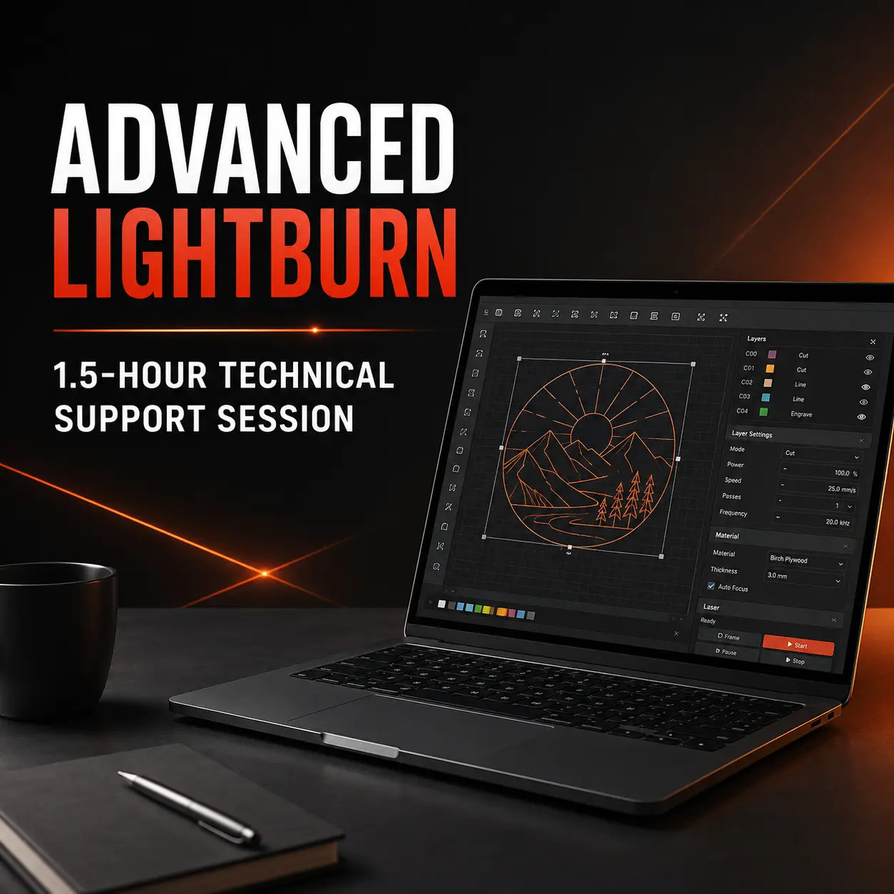 Advanced Lightburn AEON Laser USA