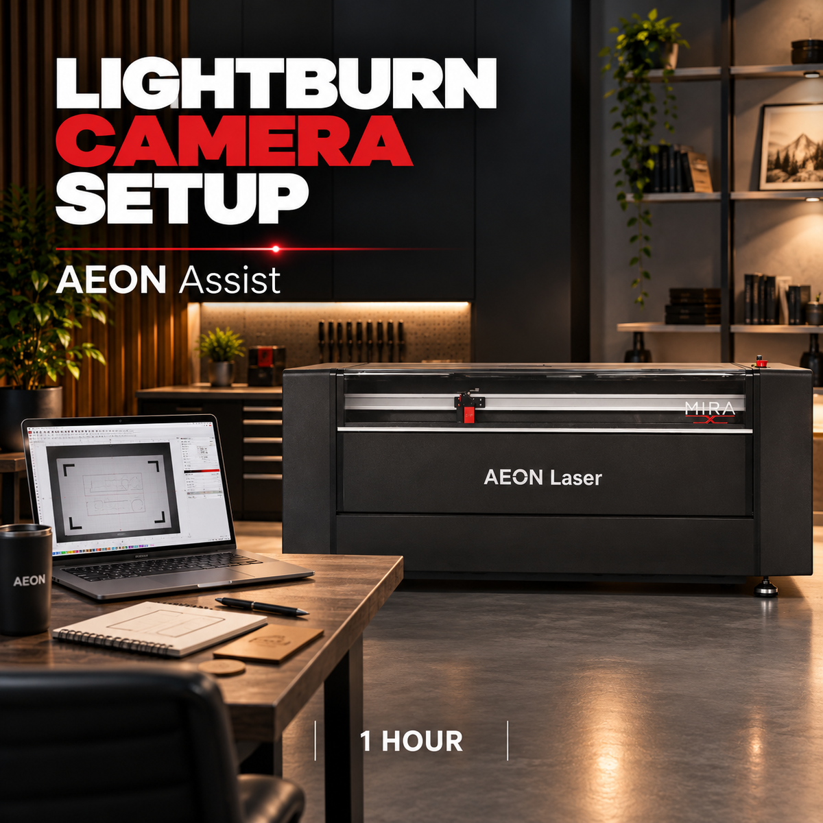 Lightburn Camera Setup AEON Laser USA