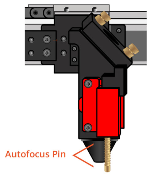 Autofocus sensor pin