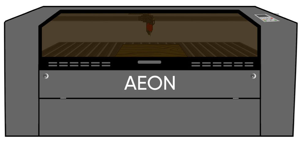 Aeon laser with lid closed