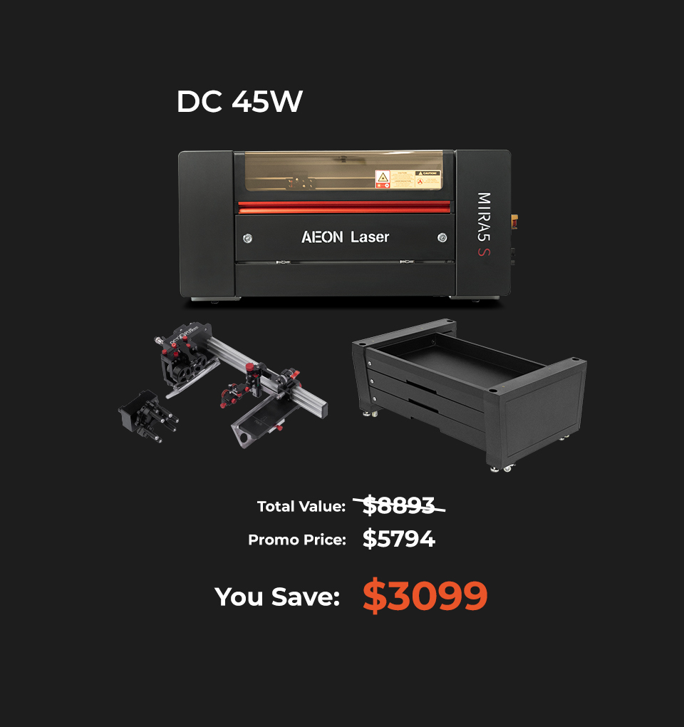 DC 45W with free Octopus Duo 3.0 Rotary and stand promotion