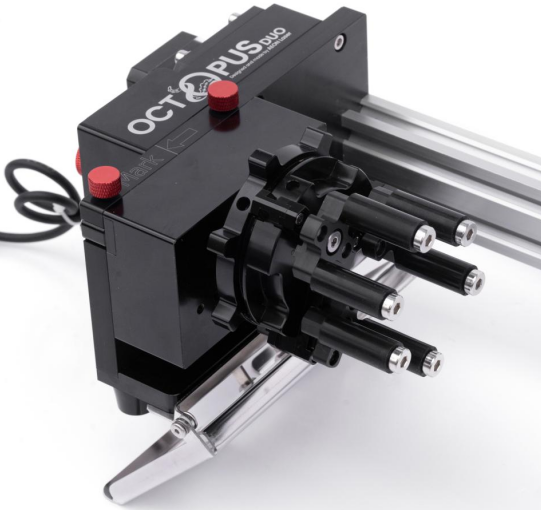 Octopus Duo chuck attachment installed