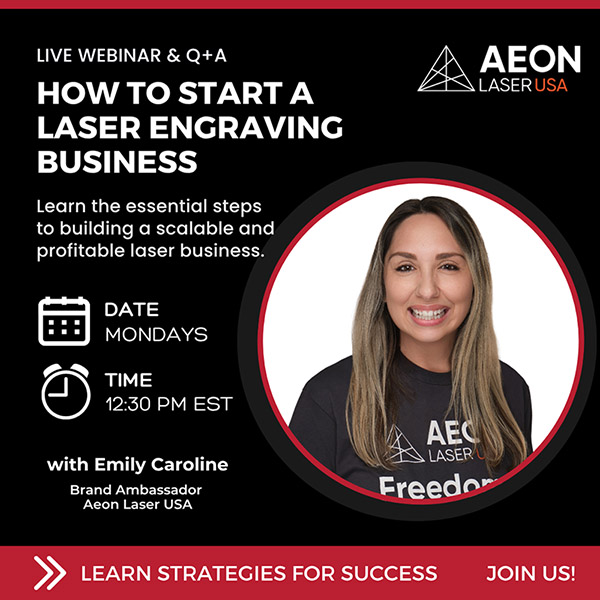 How to Start a Successful Laser Business webinar graphic